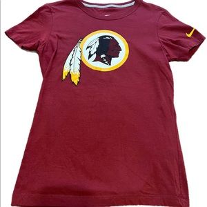 Nike Washington Redskins Short Sleeve Shirt Womans Large